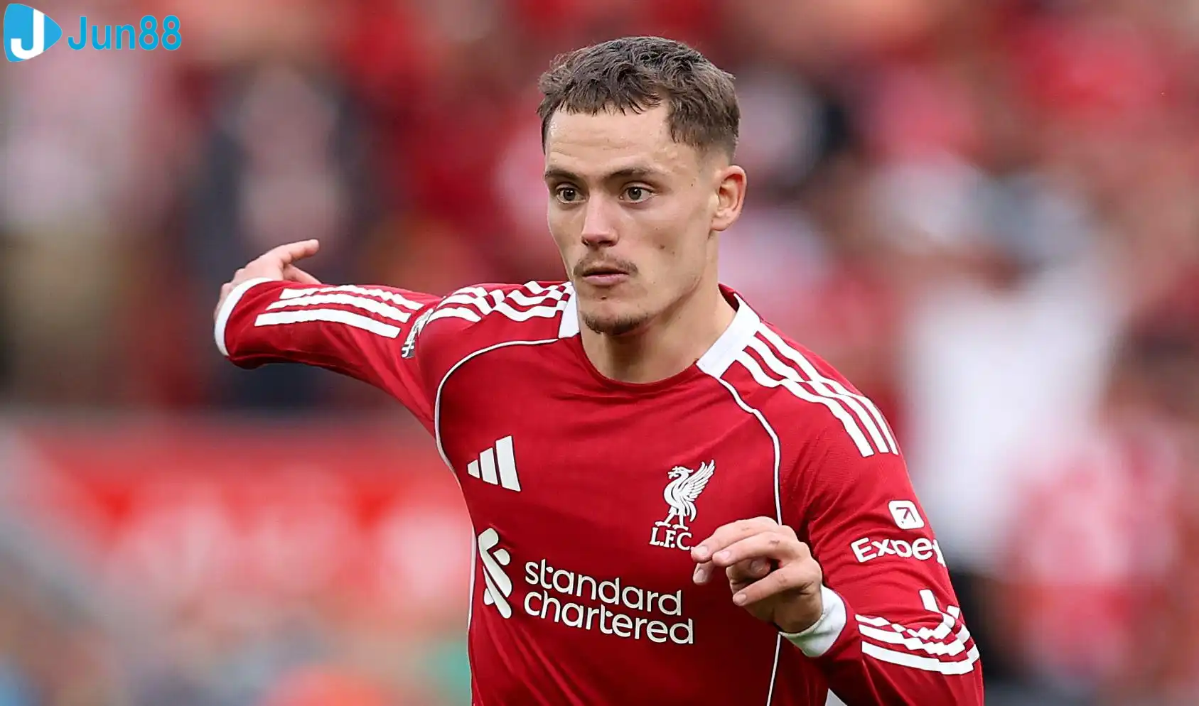 Florian Wirtz chưa thể bùng nổ trong màu áo Liverpool (Ảnh: CLB)